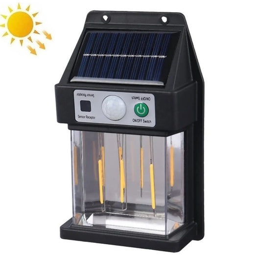 Lámpara de pared para exteriores con carga solar